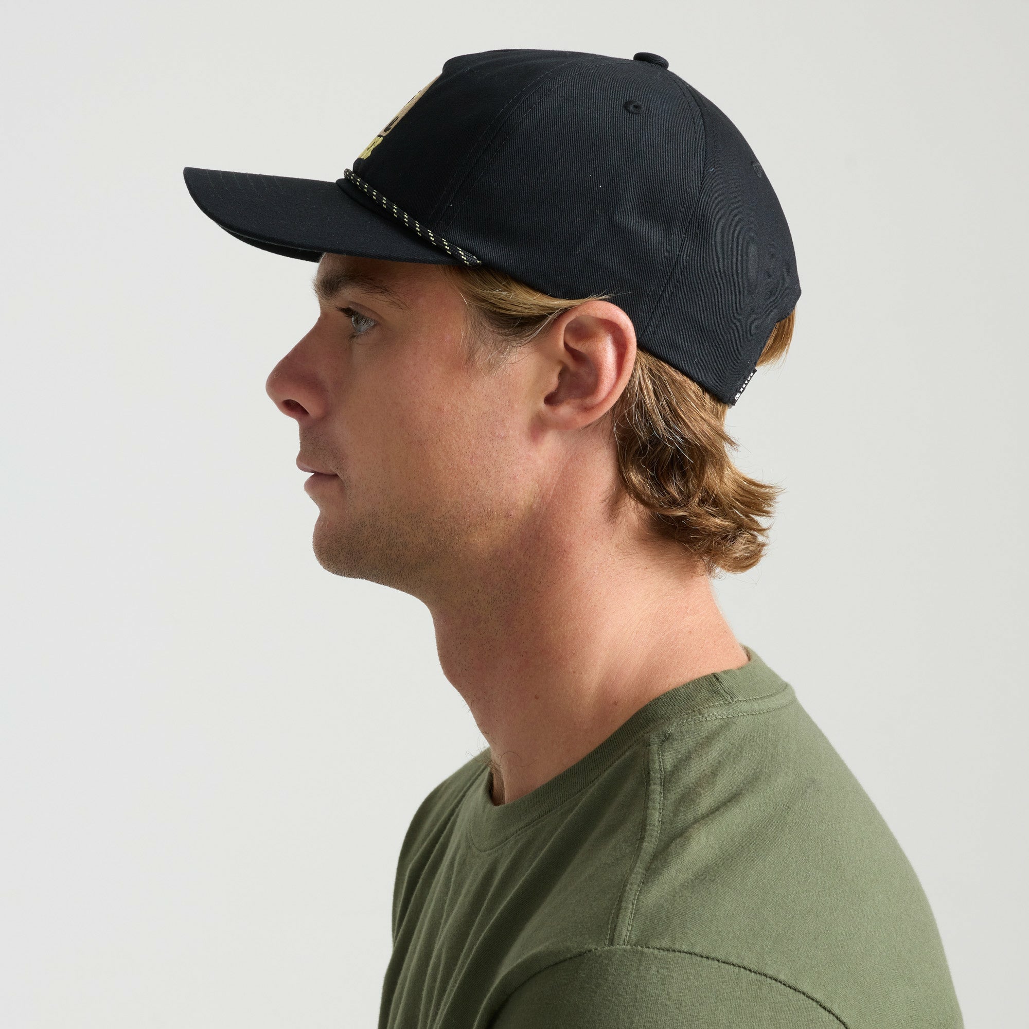 Roark Venture Snapback Hat in Black - Men