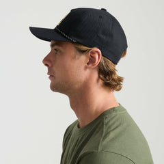 Roark Venture Snapback Hat in Black - Men