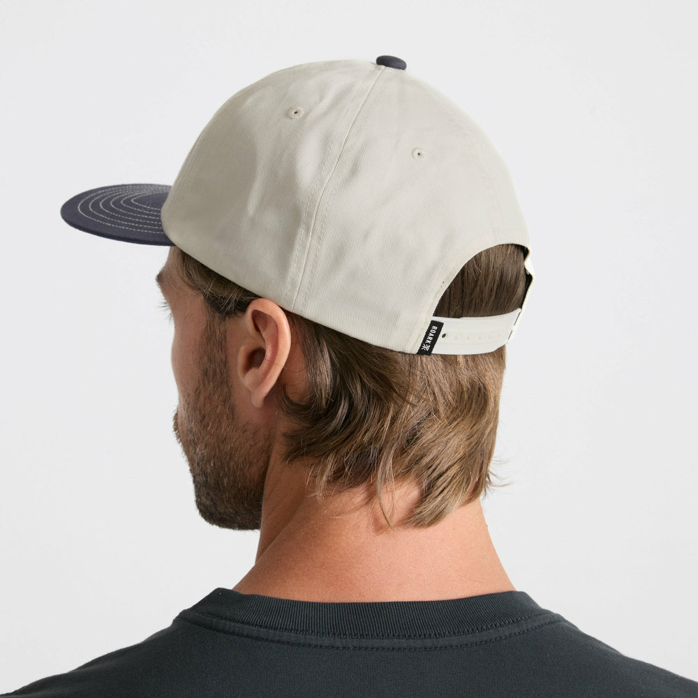 Roark Venture Snapback Hat in Off White - Men