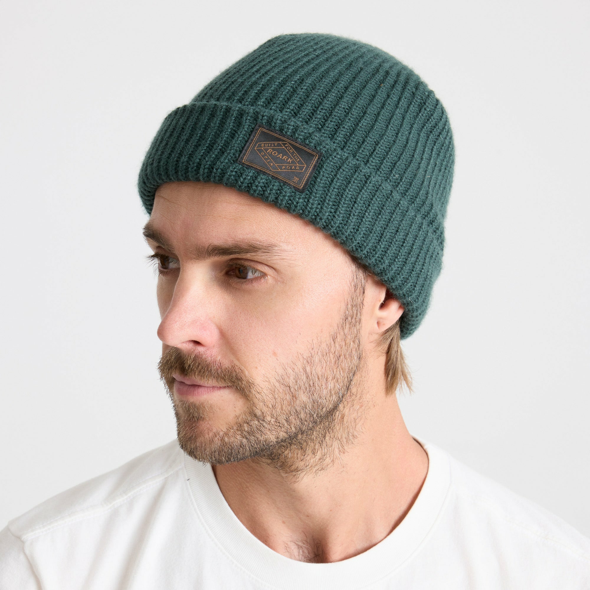 Roark Fisherman Beanie in Dark Forest - Men