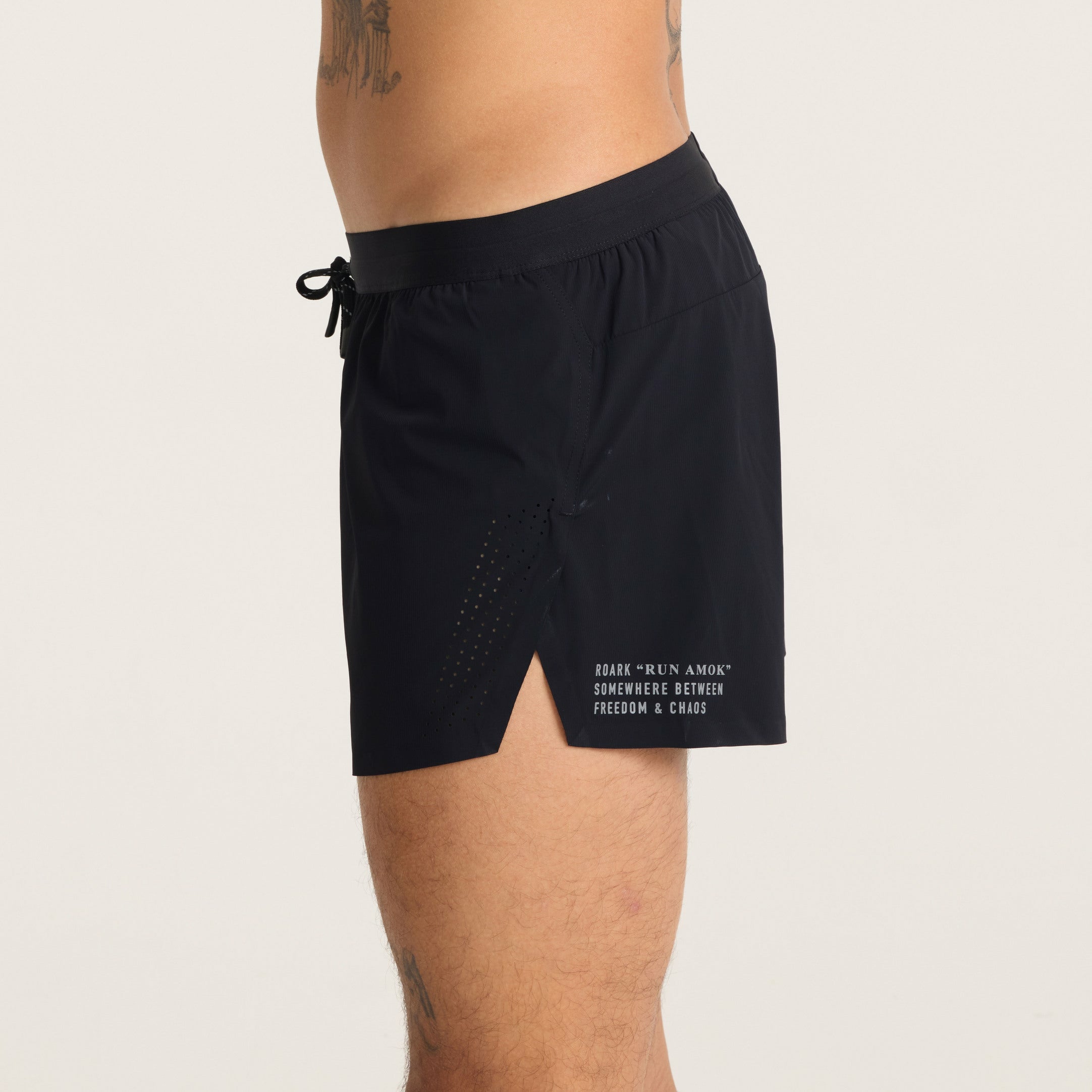 Roark Alta Elite 3.5" Shorts in Black - Men|Run / Active