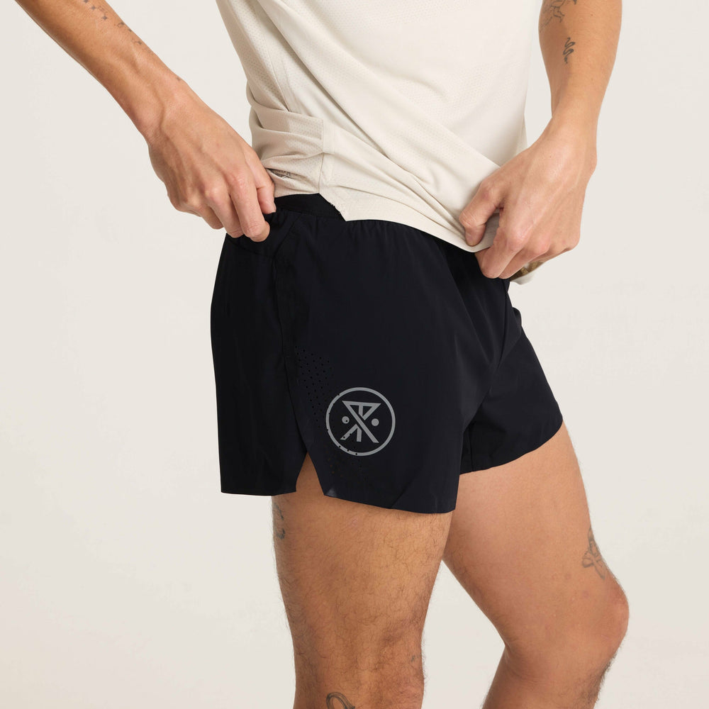 Roark Alta Elite 3.5" Shorts in Black - Men|Run / Active
