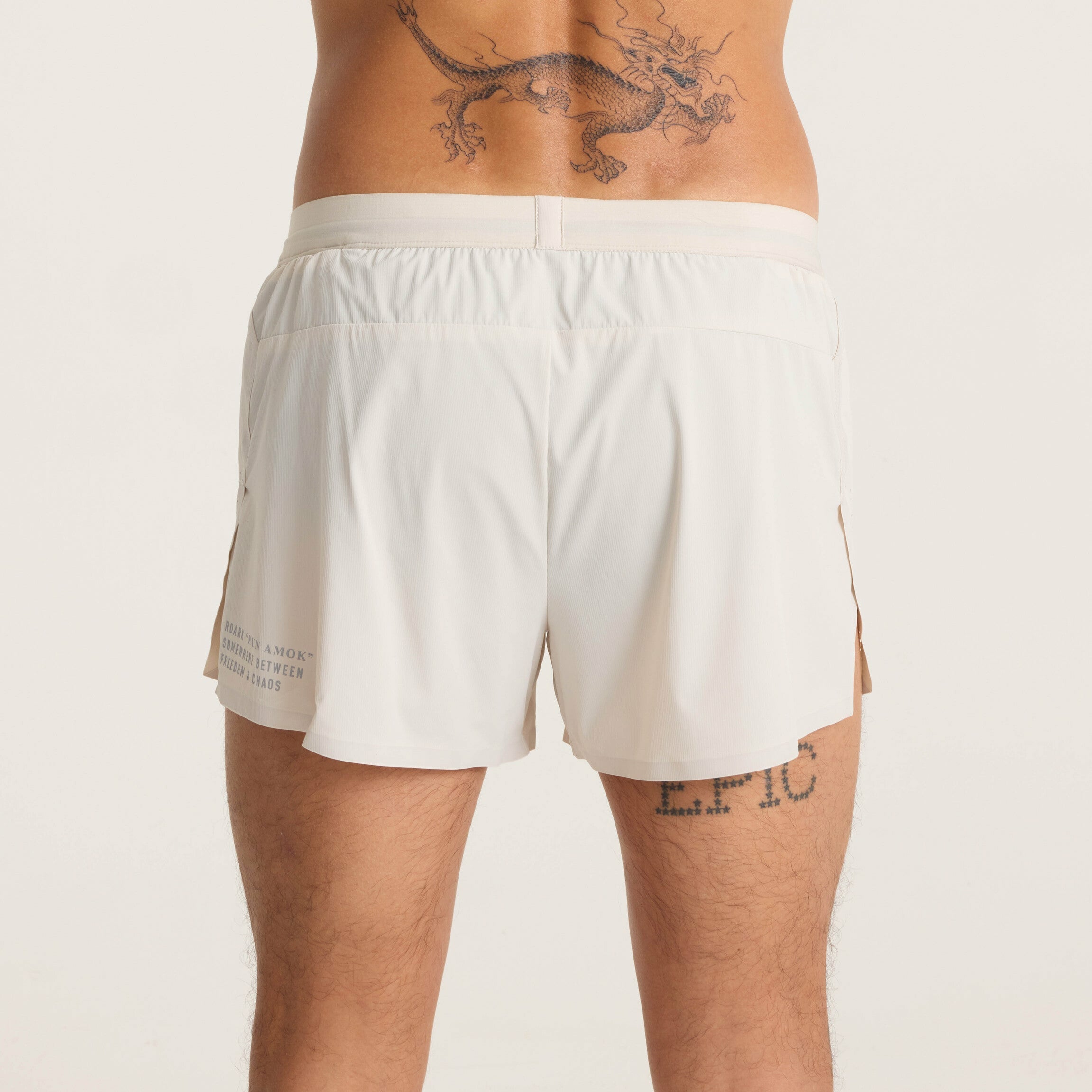 Roark Alta Elite 3.5" Shorts in Moonstone - Men|Run / Active