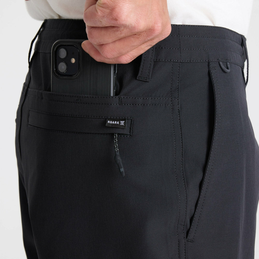 Roark Hytide Hybrid Shorts in Black - Men