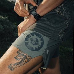 Roark Alta 5" Shorts in Slate Green - Men|Run / Active