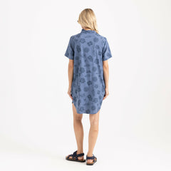 Roark Bless Up Dress in Washed Indigo - Women