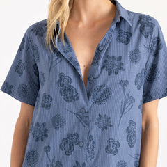 Roark Bless Up Dress in Washed Indigo - Women
