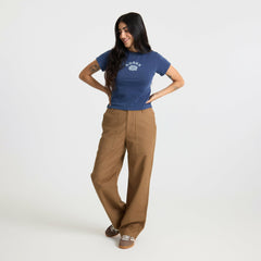 Roark Lotus Muse Premium Tee in Neptune - Women