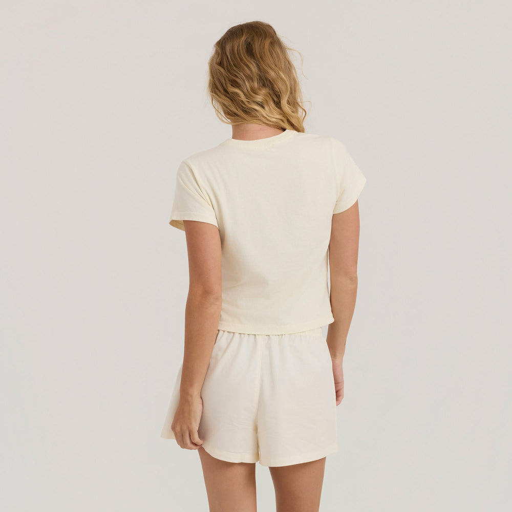 Roark Sunbound Muse Premium Tee in Bone - Women