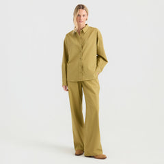 Roark Costa Button Up Shirt in Dusty Olive - Women