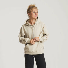 Roark Bolo Fleece Hoodie in Fossil - Women