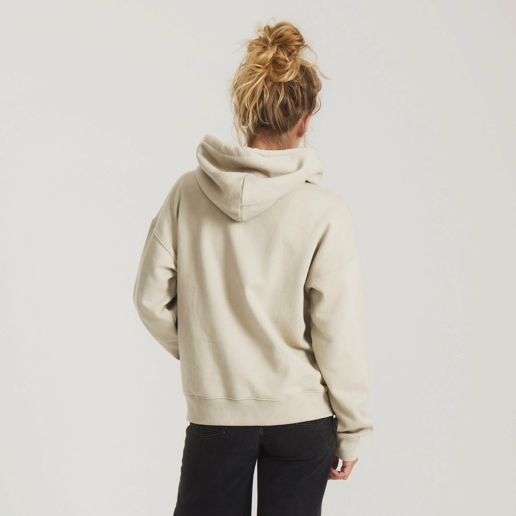 Roark Bolo Fleece Hoodie in Fossil - Women