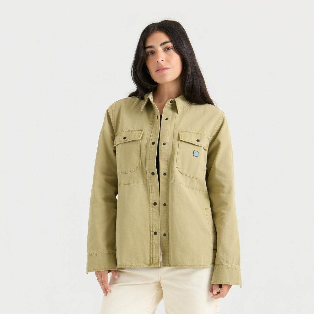 Roark Hebrides Unlined Jacket in Dusty Olive - Women
