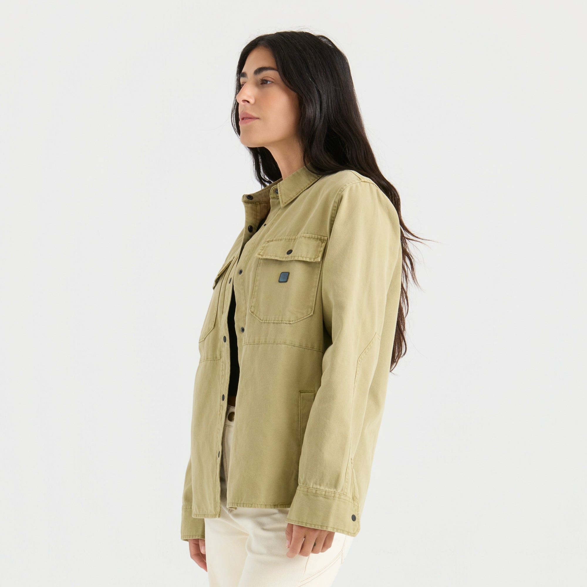 Roark Hebrides Unlined Jacket in Dusty Olive - Women