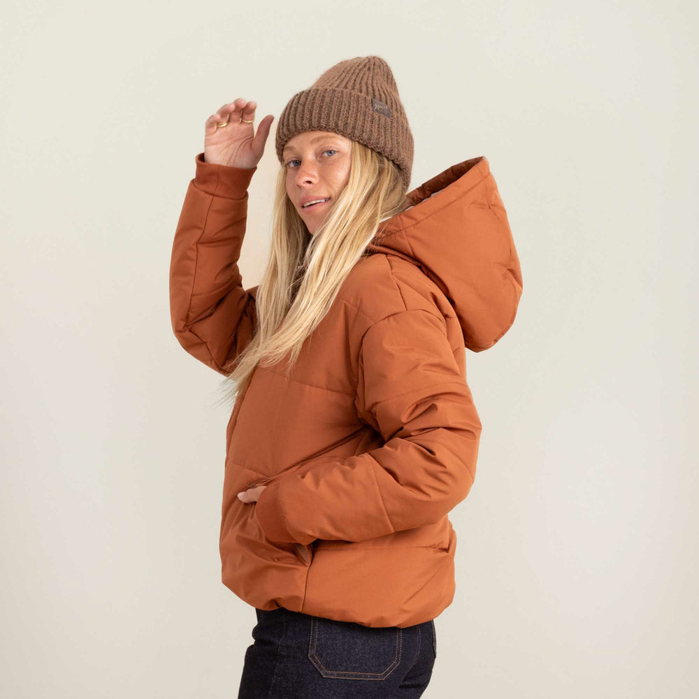 Roark Roark Warm Puffer Jacket in Orange - Women
