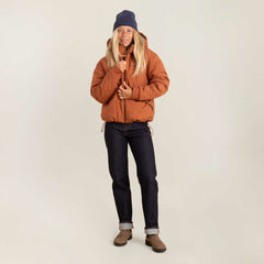 Roark Roark Warm Puffer Jacket in Orange - Women