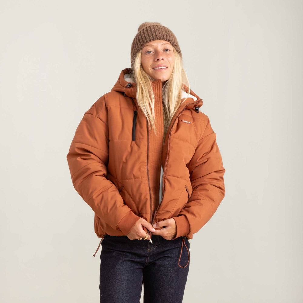Roark Roark Warm Puffer Jacket in Orange - Women