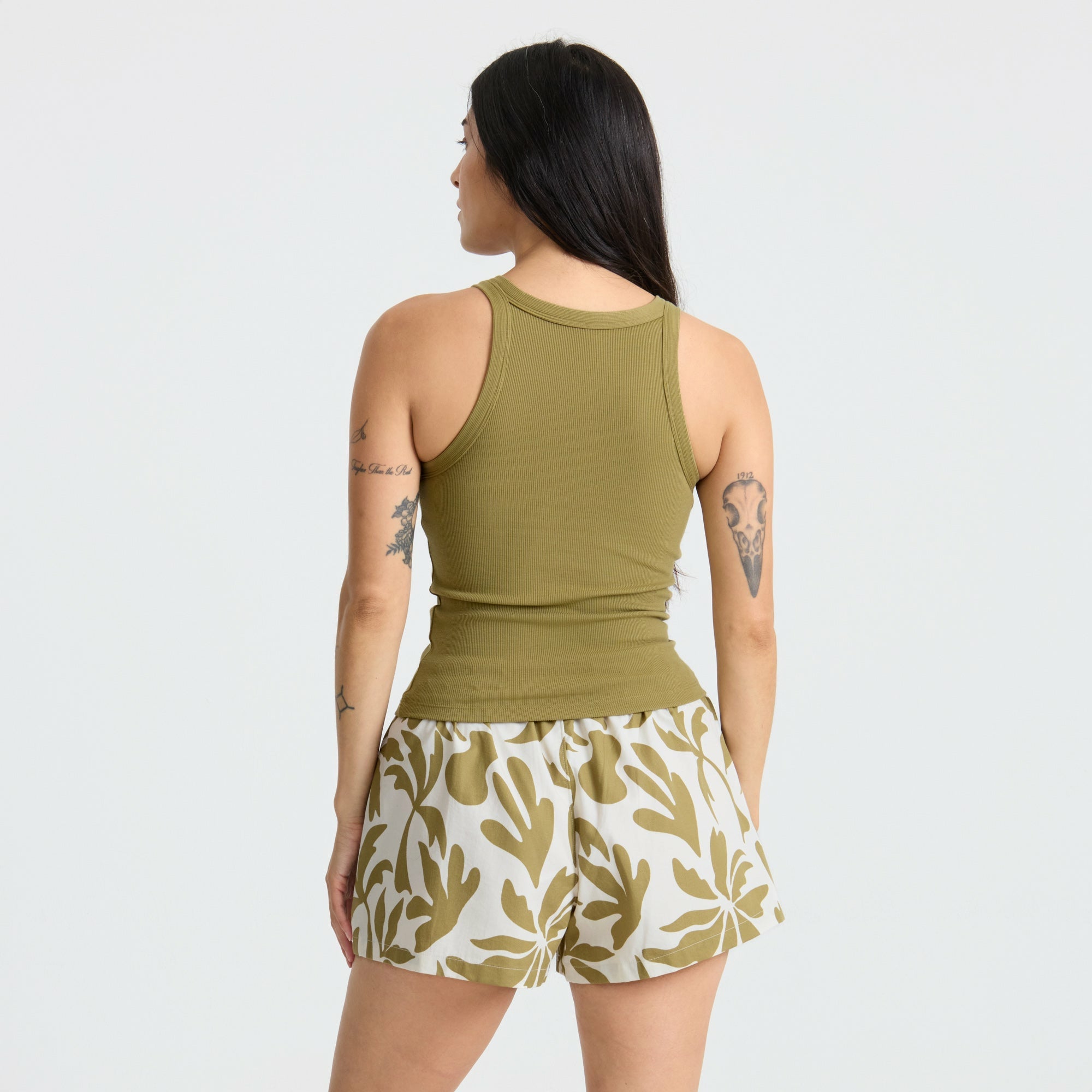 Roark Wind Worn Tank Top in Dusty Olive - Women