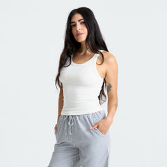 Roark Wind Worn Tank Top in Bone - Women