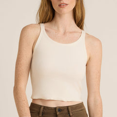 Roark Wind Worn Tank Top - Off White - Women