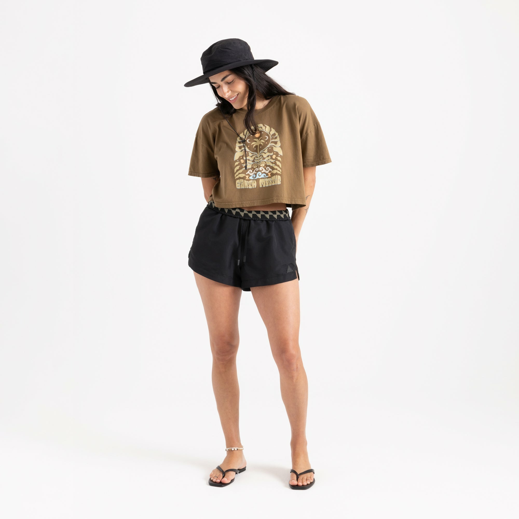 Roark River Hybrid Shorts in Black - Women