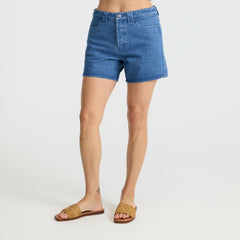 Roark HWY 1 Shorts in Vintage Blue - Women