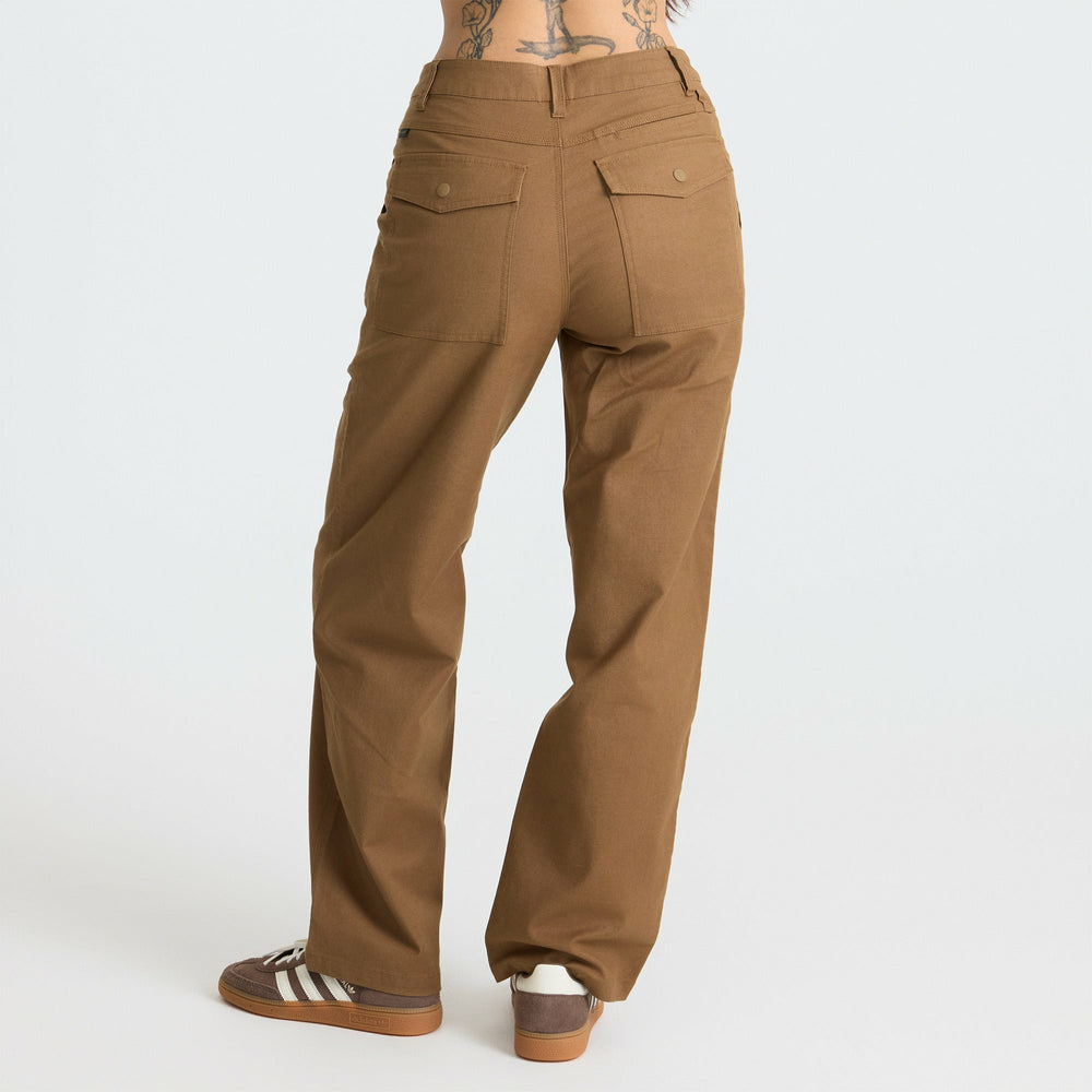 Roark Layover Utility Pants in Dark Khaki - Women