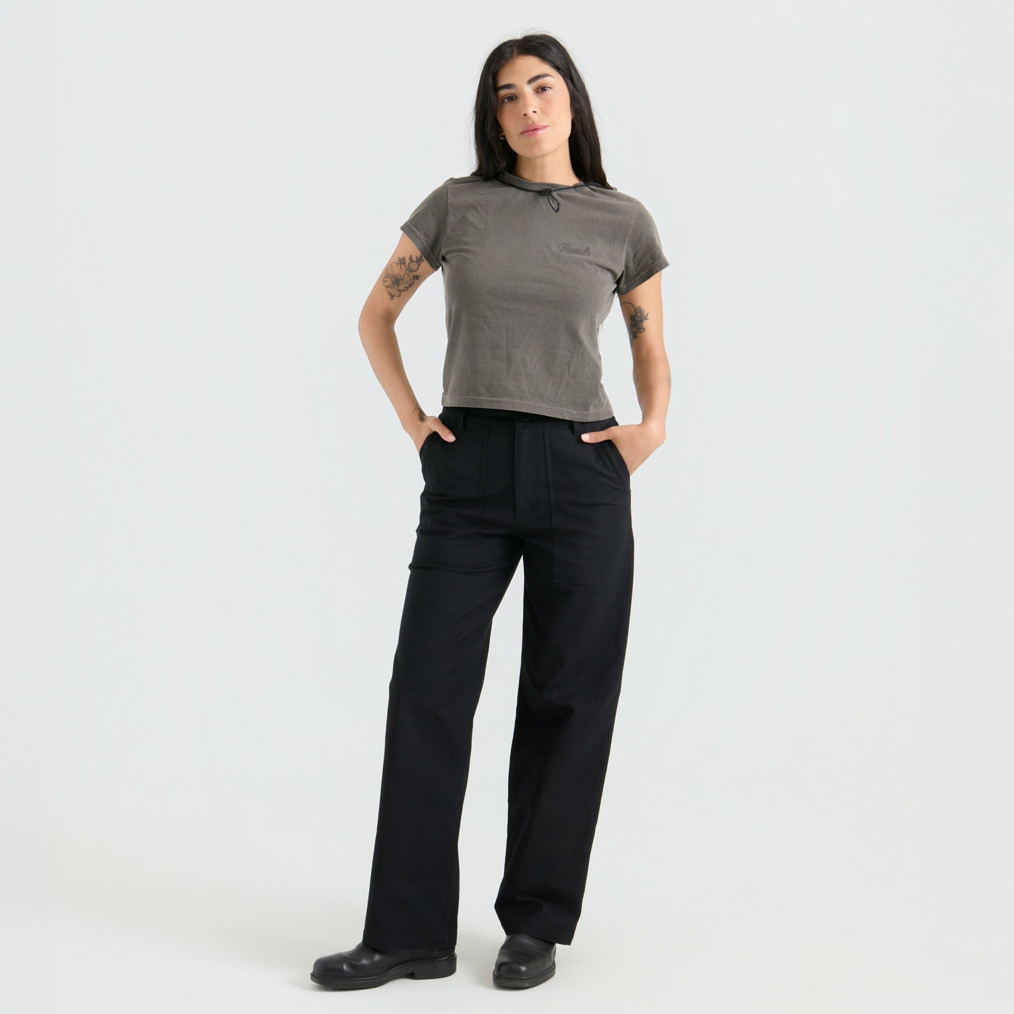 Roark Layover Utility Pants in Black - Women
