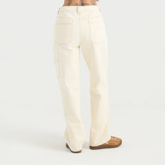 Roark HWY 1 Denim Pant in Bone - Women