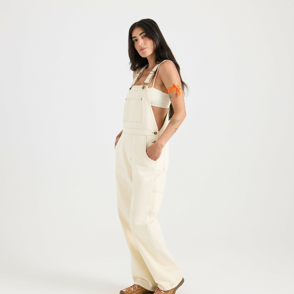 Roark HWY 1 Overall Jumpsuit in Bone - Women