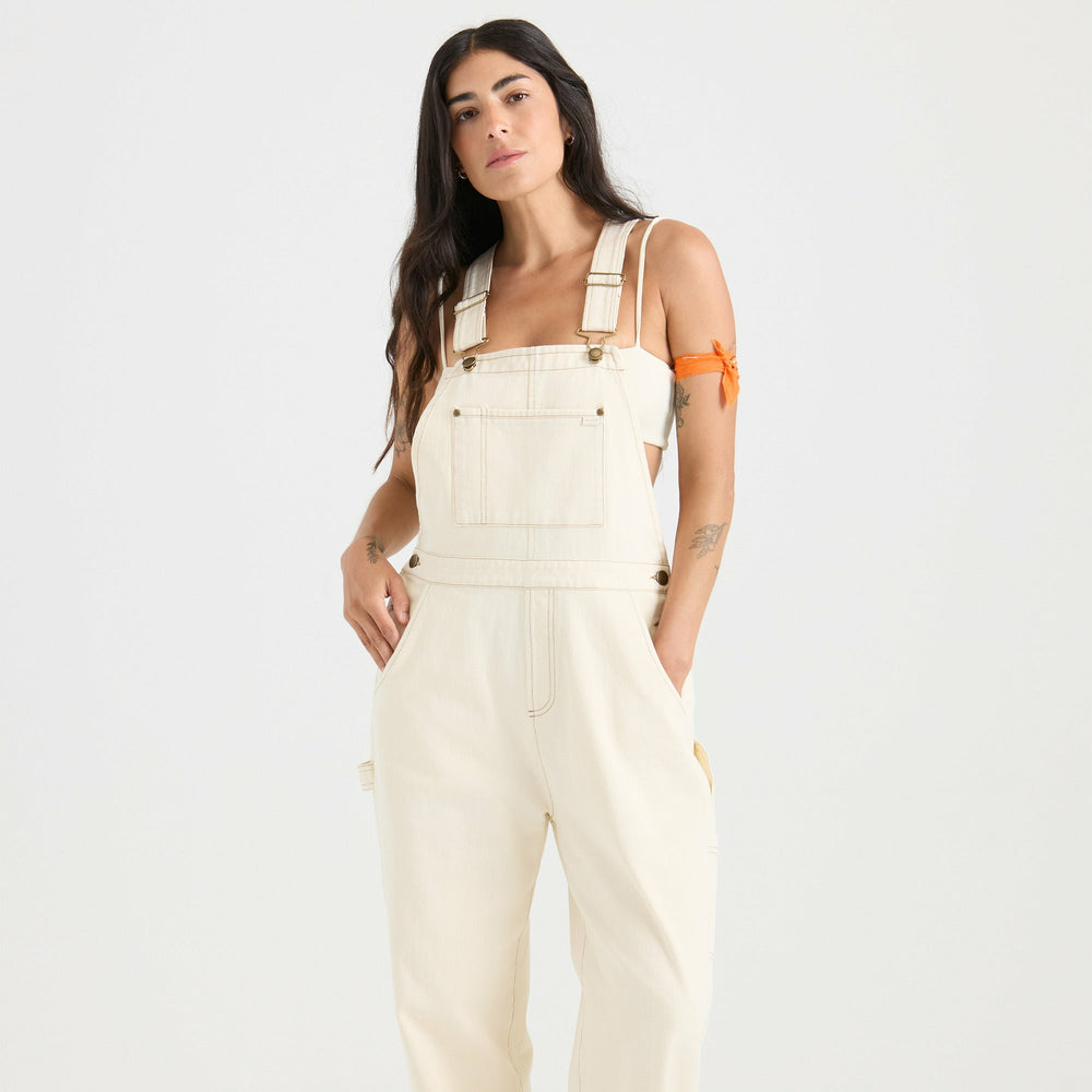 Roark HWY 1 Overall Jumpsuit in Bone - Women