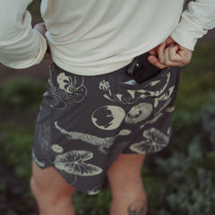 Roark Alta 5" Shorts in Charcoal - Run / Active